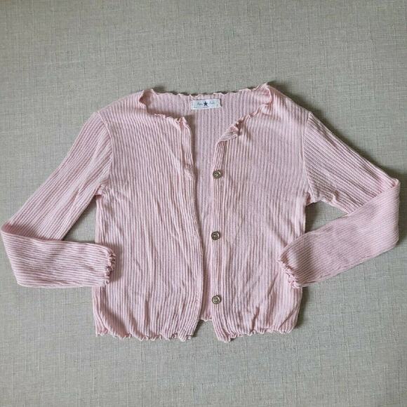 Petite Hailey Pink Cardigan - Picture 2 of 6